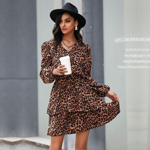 women's knits & tees leopard hollow out dress for women stand collar lantern sleeve high waist print mini dresses female fashion, White
women's knits & tees leopard hollow out dress for women stand collar lantern sleeve high waist print mini dresses female fashion, White
