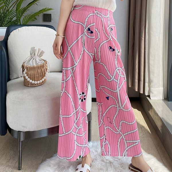 women's pants & capris plus size for women 45-75kg 2021 summer fashion printed stretch loose miyake pleated high waist beach, Black;white
women's pants & capris plus size for women 45-75kg 2021 summer fashion printed stretch loose miyake pleated high waist beach, Black;white