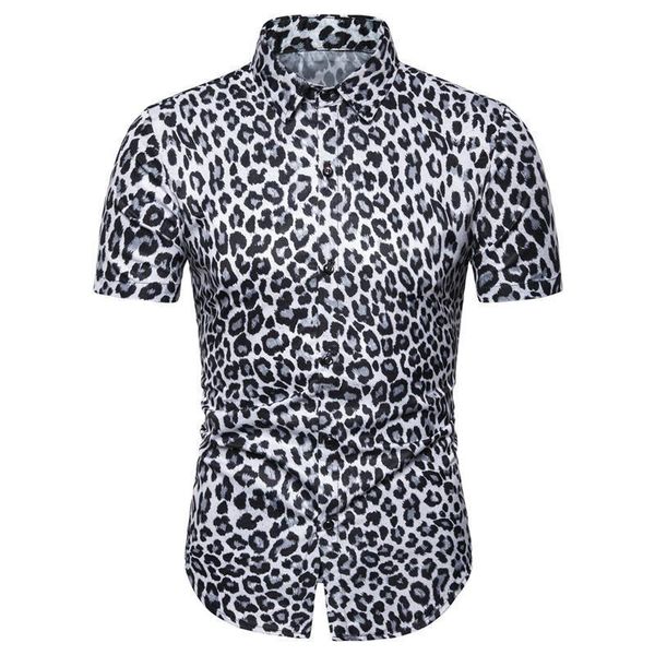 men's dress shirts single breasted leopard vintage shirt korean clothes men short sleeve summer fashion streetwear office male us size, White;black
men's dress shirts single breasted leopard vintage shirt korean clothes men short sleeve summer fashion streetwear office male us size, White;black