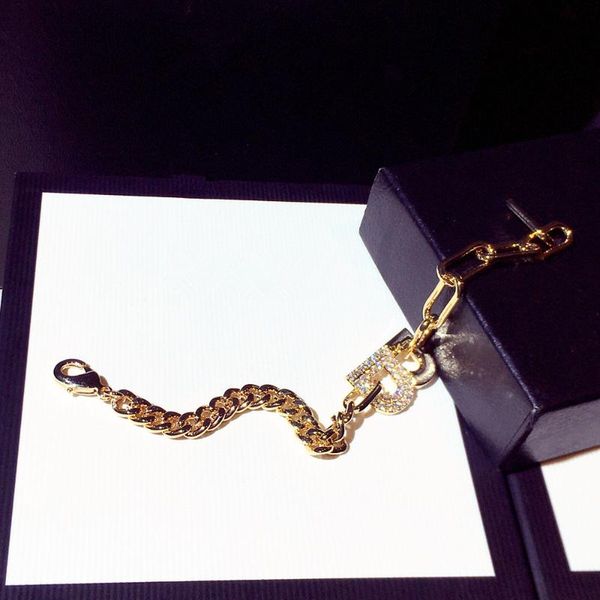 link, chain niche design golor color buckle bracelet female personality trendy letter crystal hip-hop bracelets women jewelry gift, Black
link, chain niche design golor color buckle bracelet female personality trendy letter crystal hip-hop bracelets women jewelry gift, Black
