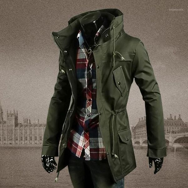 men's trench coats british thin spring autumn coat korean style men jacket winter long waterproof parkas male masculino business, Tan;black
men's trench coats british thin spring autumn coat korean style men jacket winter long waterproof parkas male masculino business, Tan;black