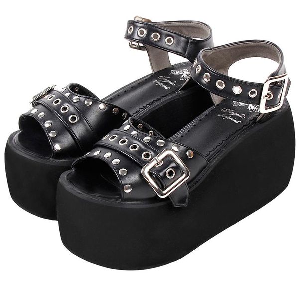 dress shoes angelic imprint woman lolita cosplay punk lady high heels gothic pumps girl princess summer party sandals 8257 pu, Black
dress shoes angelic imprint woman lolita cosplay punk lady high heels gothic pumps girl princess summer party sandals 8257 pu, Black