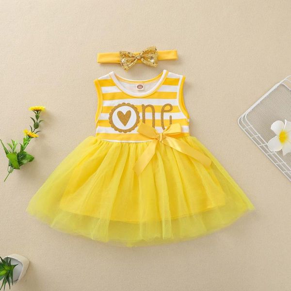 girl's dresses summer baby girls dress sets kids casual sleeveless stripe letter pattern with bowknot headband, Red;yellow
girl's dresses summer baby girls dress sets kids casual sleeveless stripe letter pattern with bowknot headband, Red;yellow