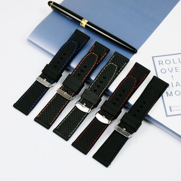 watch bands men's accessories waterproof silicone strap 20mm22mm24mm ladies casual series, Black;brown
watch bands men's accessories waterproof silicone strap 20mm22mm24mm ladies casual series, Black;brown