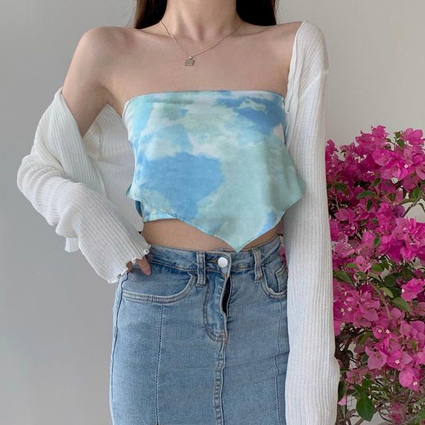 women's tanks & camis summer women off shoulder tube 2021 strapless die tie tank vests party club wear (c5275), White
women's tanks & camis summer women off shoulder tube 2021 strapless die tie tank vests party club wear (c5275), White