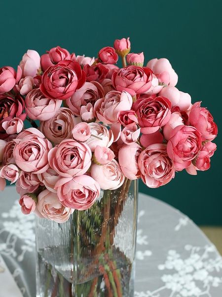 decorative flowers & wreaths small camellia, lulian, simulation flower, living room, table flower decoration, silk artificial
decorative flowers & wreaths small camellia, lulian, simulation flower, living room, table flower decoration, silk artificial