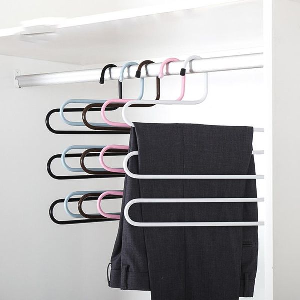 hangers & racks s-type multi-layer magic clothes rack upgrade iron multi-functional trousers receives pants hanging scarf
hangers & racks s-type multi-layer magic clothes rack upgrade iron multi-functional trousers receives pants hanging scarf