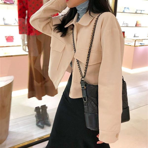 tooling apricot big pocket square collar jacket coat autumn show thin little leisure jacket, female gary women's jackets, Black;brown
tooling apricot big pocket square collar jacket coat autumn show thin little leisure jacket, female gary women's jackets, Black;brown