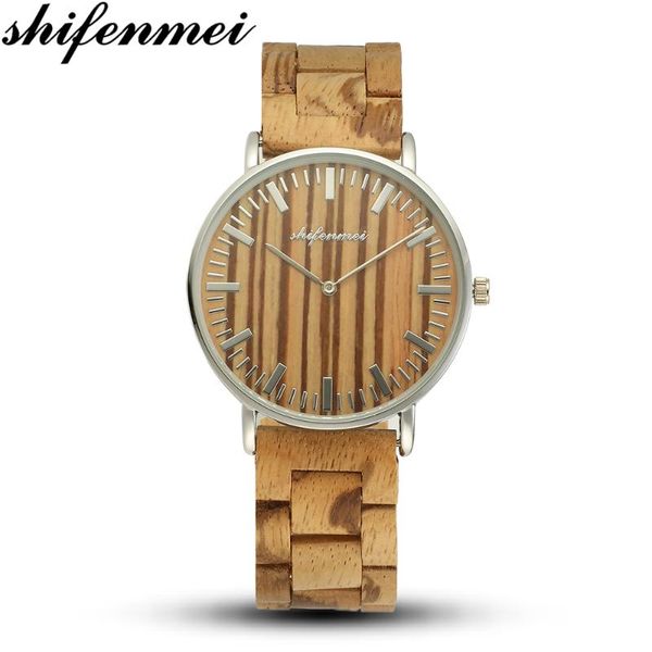 wristwatches shifenmei wooden watches men 2021 military brand sport men's quartz clock casual wristwatch relogio masculino 5567, Slivery;brown
wristwatches shifenmei wooden watches men 2021 military brand sport men's quartz clock casual wristwatch relogio masculino 5567, Slivery;brown