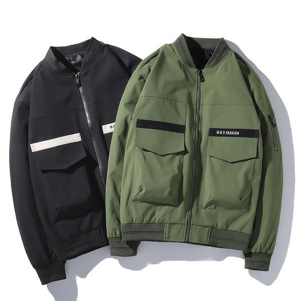 men's jackets baseball jacket 2021 spring and autumn outdoor leisure multi-pocket cargo multi-function plus size korean coat, Black;brown
men's jackets baseball jacket 2021 spring and autumn outdoor leisure multi-pocket cargo multi-function plus size korean coat, Black;brown