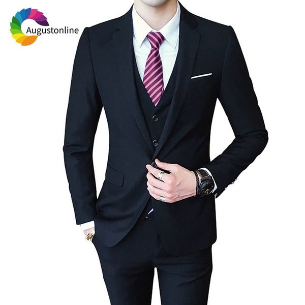 men's suits & blazers black men for wedding business suit bridegroom groom tuxedo slim fit casual man blazer traje hombre jac, White;black
men's suits & blazers black men for wedding business suit bridegroom groom tuxedo slim fit casual man blazer traje hombre jac, White;black