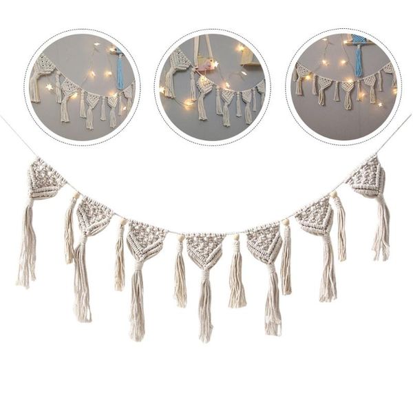 mirrors 1pc bohemian tassel pendant hand-woven wall hanging cotton crochet garland
mirrors 1pc bohemian tassel pendant hand-woven wall hanging cotton crochet garland