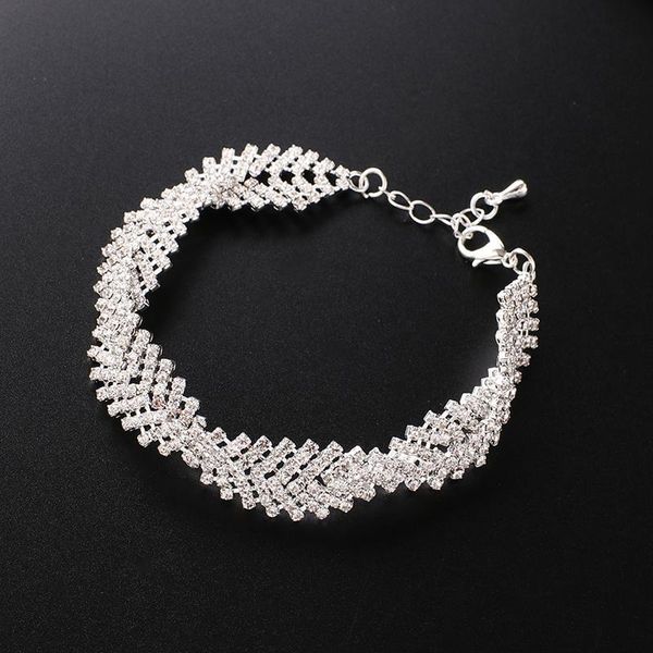 link, chain yfjewe fashion crystal bracelet for women wedding bangle hand jewelry multi-layer bridal rhinestone b305, Black
link, chain yfjewe fashion crystal bracelet for women wedding bangle hand jewelry multi-layer bridal rhinestone b305, Black