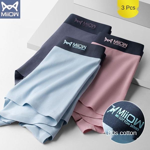 underpants miiow men's underwear 80s pure cotton silkworm chrysalis protein antibacterial traceless boxers breathable mid-waist top, Black;white
underpants miiow men's underwear 80s pure cotton silkworm chrysalis protein antibacterial traceless boxers breathable mid-waist top, Black;white