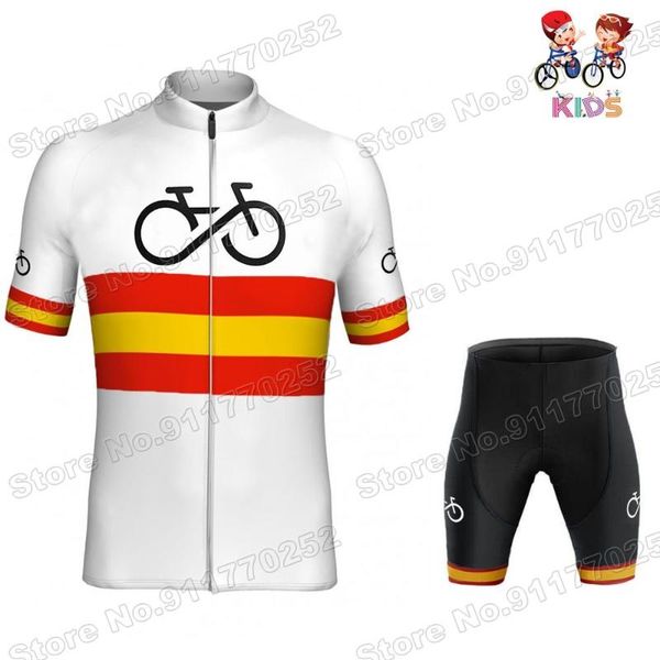 spain flag kids cycling jersey set boys girls national team clothing children road bike suit ropa ciclismo maillot racing sets, Black;blue
spain flag kids cycling jersey set boys girls national team clothing children road bike suit ropa ciclismo maillot racing sets, Black;blue