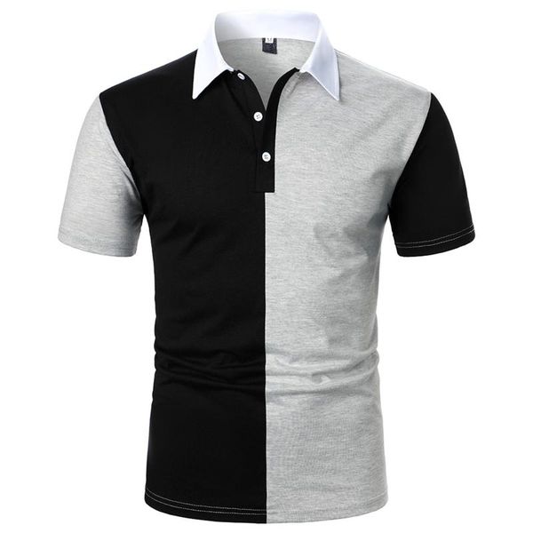 men's polos daily shirts summer patchwork print short sleeve for men button turn down collar casual hombre camisas, White;black
men's polos daily shirts summer patchwork print short sleeve for men button turn down collar casual hombre camisas, White;black