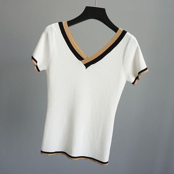 ice lien cool pullover women sweater short sleeve knitted high fashion summer causal solid color white pull female, White;black
ice lien cool pullover women sweater short sleeve knitted high fashion summer causal solid color white pull female, White;black