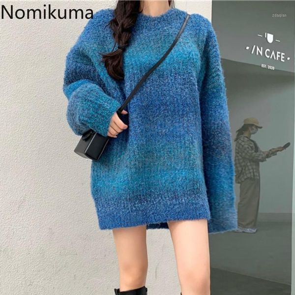 nomikuma pullover sweater women winter retro loose outerwear bf style fashion knitted female casual vintage jumpers 3d759 women's swea, White;black
nomikuma pullover sweater women winter retro loose outerwear bf style fashion knitted female casual vintage jumpers 3d759 women's swea, White;black