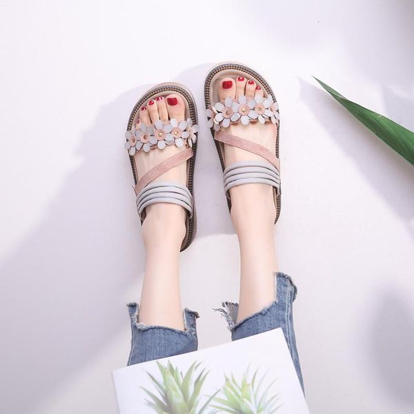 dress shoes summer bohemian style female beach sandals non-slip women's shoe leisure slippers flat heels flower slip-on size: 34--43, Black
dress shoes summer bohemian style female beach sandals non-slip women's shoe leisure slippers flat heels flower slip-on size: 34--43, Black