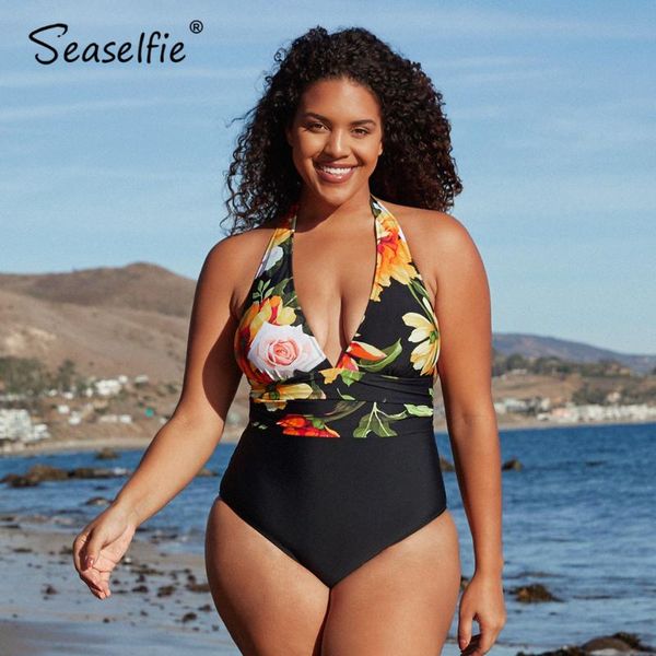 plus size floral halter one piece swimsuit women large v-neck monokini bathing suit 2021 beach swimwear two-piece suits
plus size floral halter one piece swimsuit women large v-neck monokini bathing suit 2021 beach swimwear two-piece suits