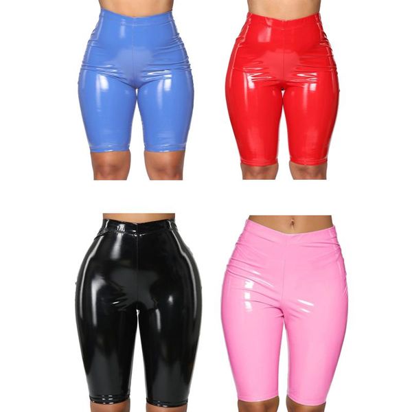 women's panties women wet look patent leather shorts glossy high waist knee length short leggings pants clubwear for stage performance, Black;pink
women's panties women wet look patent leather shorts glossy high waist knee length short leggings pants clubwear for stage performance, Black;pink