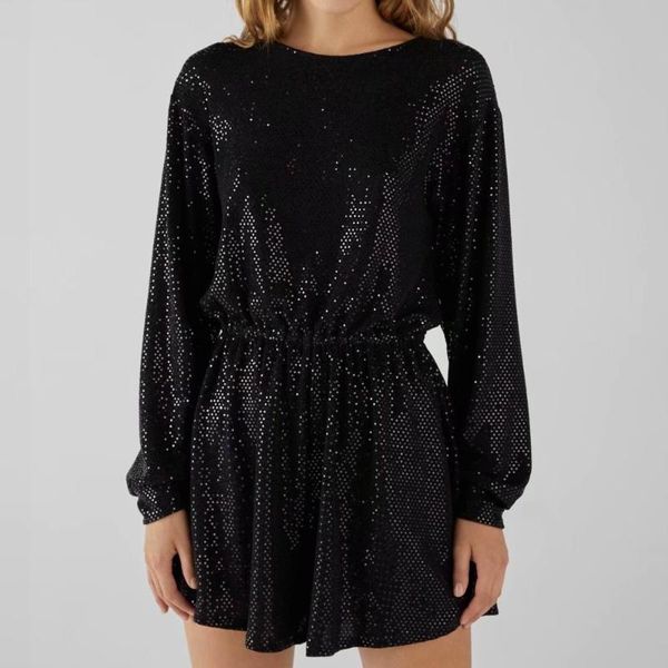 women's jumpsuits & rompers fashion o-neck party paillette female sequins open back high waist female's bodysuits, Black;white
women's jumpsuits & rompers fashion o-neck party paillette female sequins open back high waist female's bodysuits, Black;white