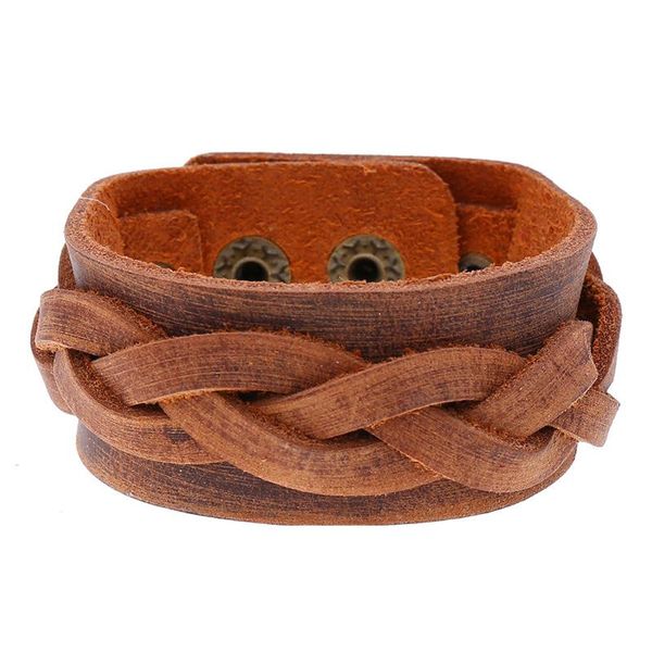 bangle jessingshow 2.7cm wide wrap multi-layer genuine leather punk rock men women bracelets cuff jewelry pulsera hombre, Black
bangle jessingshow 2.7cm wide wrap multi-layer genuine leather punk rock men women bracelets cuff jewelry pulsera hombre, Black