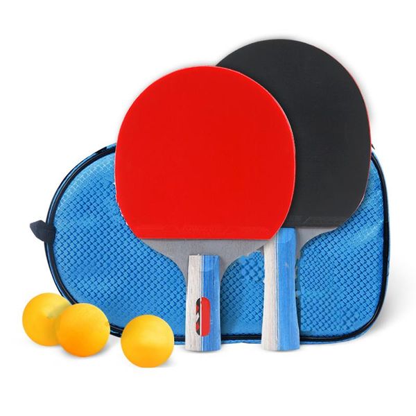 table tennis raquets 1 set long/short handle rackets pong paddle rubber double face pimples-in racket with balls + bag
table tennis raquets 1 set long/short handle rackets pong paddle rubber double face pimples-in racket with balls + bag