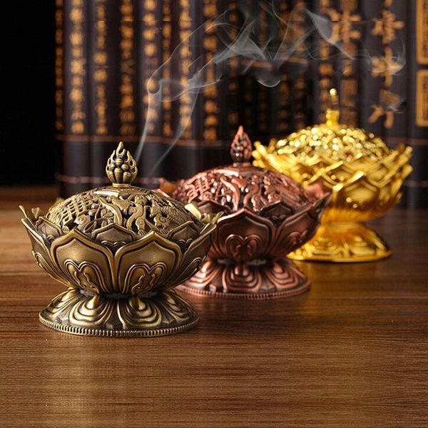 fragrance lamps alloy incense burner chinese buddha holder lotus censer for home living room decoration 7*7cm
fragrance lamps alloy incense burner chinese buddha holder lotus censer for home living room decoration 7*7cm