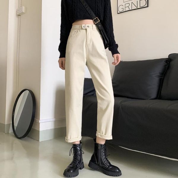 women's jeans icclek jxmyy 2021 autumn and winter korean style high waist two-button loose thin sanded thick casual straight fo, Blue
women's jeans icclek jxmyy 2021 autumn and winter korean style high waist two-button loose thin sanded thick casual straight fo, Blue