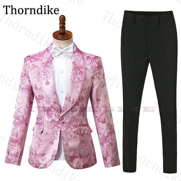 men's suits & blazers thorndike floral print pink men suit spring summer wedding dress for custom made shawl lapel prty prom slim, White;black
men's suits & blazers thorndike floral print pink men suit spring summer wedding dress for custom made shawl lapel prty prom slim, White;black