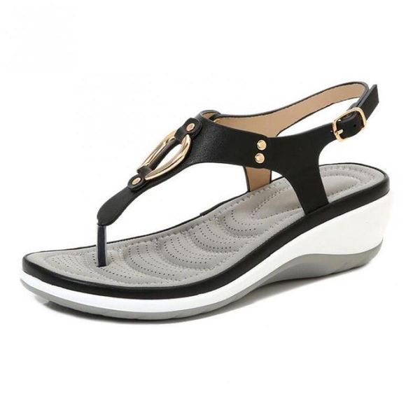 sandals women's casual summer beach solid color bohemian flip flops for women 2021 fashion metal decoration ladies wedge shoes, Black
sandals women's casual summer beach solid color bohemian flip flops for women 2021 fashion metal decoration ladies wedge shoes, Black