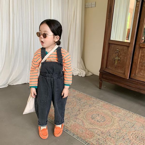 jumpsuits autumn winter loose casual black denim overalls boys girls fashion all-match bib pants, Blue
jumpsuits autumn winter loose casual black denim overalls boys girls fashion all-match bib pants, Blue