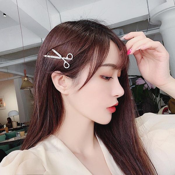 other 2021 hiphop women hairlcips crystal scissor hairpins female fashion hair jewelry rhinestone shear pins accessories, Golden;white
other 2021 hiphop women hairlcips crystal scissor hairpins female fashion hair jewelry rhinestone shear pins accessories, Golden;white