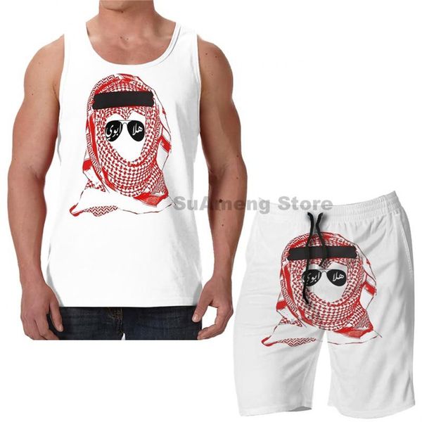 men's tracksuits summer funny print men tank women khaleeji beach shorts sets fitness vest, Gray
men's tracksuits summer funny print men tank women khaleeji beach shorts sets fitness vest, Gray