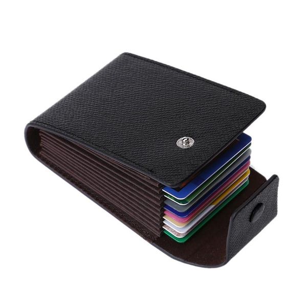 card holders 1 pc fashion business id wallet holder name cards case pocket organizer, Brown;gray
card holders 1 pc fashion business id wallet holder name cards case pocket organizer, Brown;gray