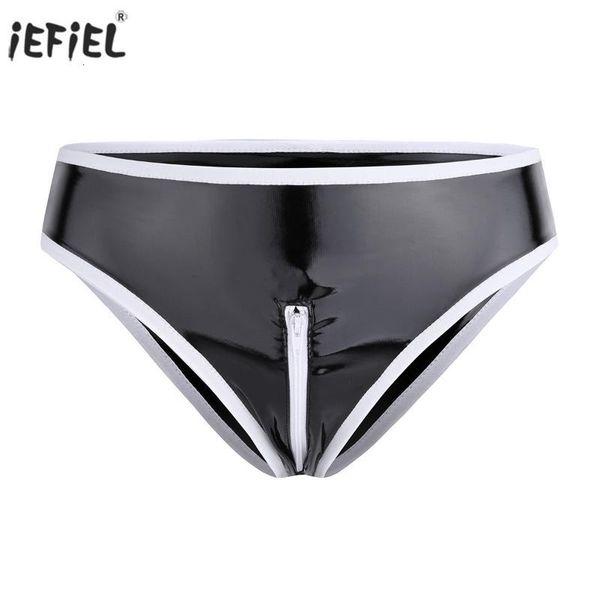 women's panties wetlook patent leather women underwear open crotch zipper low rise bikini briefs underpants thongs o5vl, Black;pink
women's panties wetlook patent leather women underwear open crotch zipper low rise bikini briefs underpants thongs o5vl, Black;pink