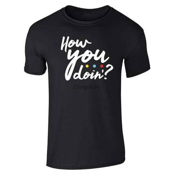 men's t-shirts threads how you doin friends funny retro 90s cute graphic tee t-shirt for men, White;black
men's t-shirts threads how you doin friends funny retro 90s cute graphic tee t-shirt for men, White;black