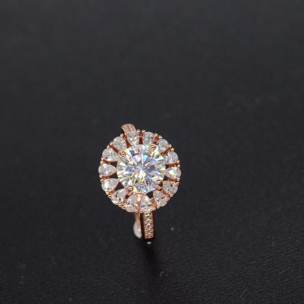 cluster rings inbeaut 925 silver rose gold excellent cut 2 ct vvs1 d moissanite wedding ring diamond test passed round stone, Golden;silver
cluster rings inbeaut 925 silver rose gold excellent cut 2 ct vvs1 d moissanite wedding ring diamond test passed round stone, Golden;silver