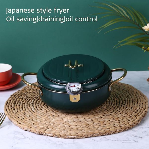 pans 20/24cm deep fryer pot 304 stainless steel tempura with and filter fried chicken wings kitchen tools
pans 20/24cm deep fryer pot 304 stainless steel tempura with and filter fried chicken wings kitchen tools
