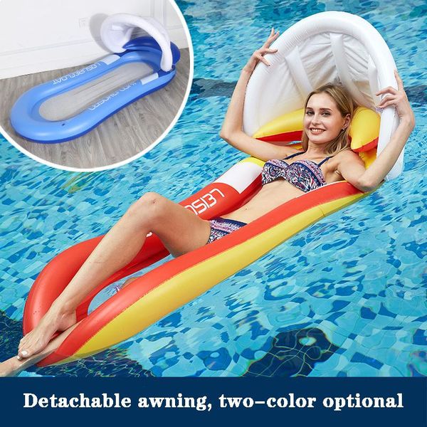 inflatable floating row swim rings water sports toy covered sunshade bed deck chair outdoor floats & tubes
inflatable floating row swim rings water sports toy covered sunshade bed deck chair outdoor floats & tubes