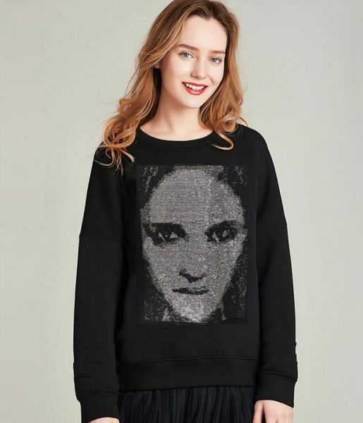 women's hoodies & sweatshirts female hooded cordon sweatshirt, woman's jacket looser style with long sleeve strass sweater 7zwr, Black
women's hoodies & sweatshirts female hooded cordon sweatshirt, woman's jacket looser style with long sleeve strass sweater 7zwr, Black