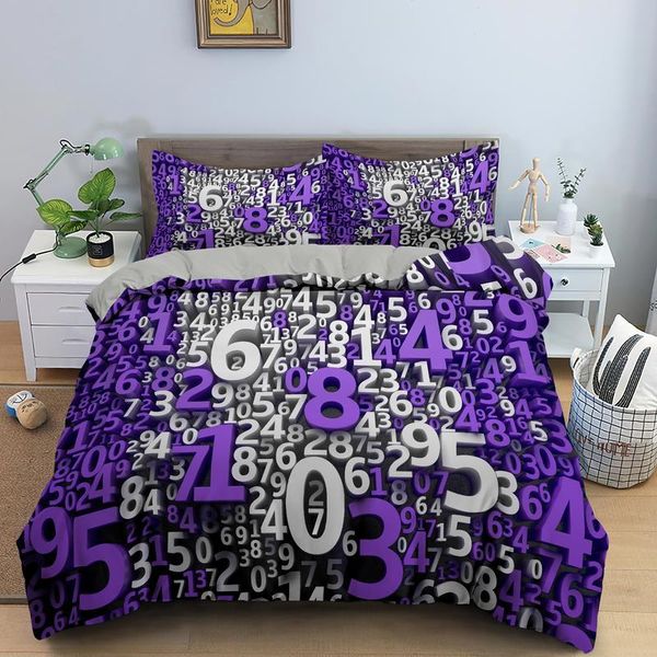 2/3pcs comfortable cotton bedding set 3d numbers digital pattern printed bedspread & pillow shams king size sets
2/3pcs comfortable cotton bedding set 3d numbers digital pattern printed bedspread & pillow shams king size sets