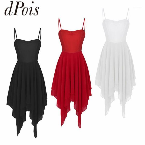 women asymmetric chiffon modern ballroom stage contemporary lyrical dance costumes ballerina party ballet tutu dress, Black;red
women asymmetric chiffon modern ballroom stage contemporary lyrical dance costumes ballerina party ballet tutu dress, Black;red