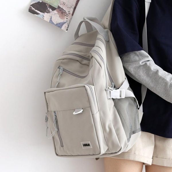 backpack tooling large-capacity men women solid color shoulder school bags for teenage girls korean travel backpacks ladies
backpack tooling large-capacity men women solid color shoulder school bags for teenage girls korean travel backpacks ladies