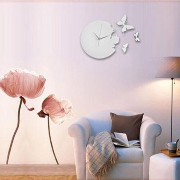 wall clocks modern design personality digital clock diy acrylic stereo butterfly home decor 3d sticker
wall clocks modern design personality digital clock diy acrylic stereo butterfly home decor 3d sticker