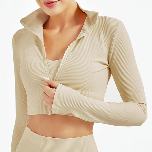 yoga outfit lantech sports shirts gym seamless crop fitness women tights shirt running active workout sportswear zip clothes
yoga outfit lantech sports shirts gym seamless crop fitness women tights shirt running active workout sportswear zip clothes