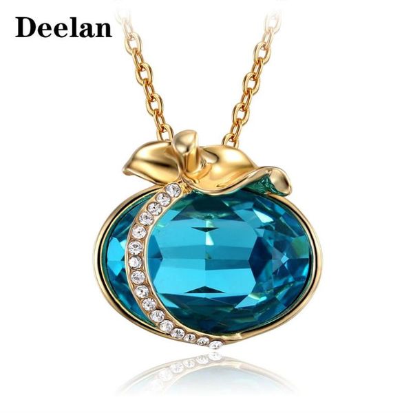 pendant necklaces deelan apples for women clavicle chain charm fashion wedding jewelry blue crystal zircon necklace girls gift, Silver
pendant necklaces deelan apples for women clavicle chain charm fashion wedding jewelry blue crystal zircon necklace girls gift, Silver