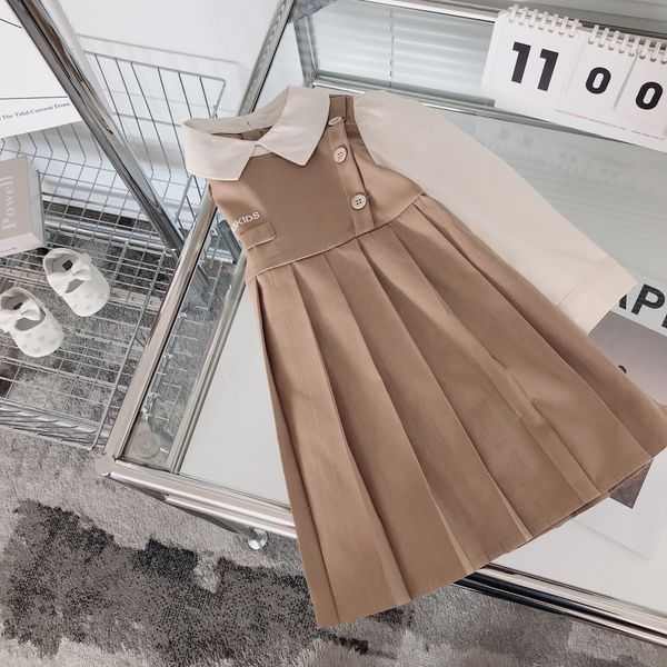 Baby Girls Dresses Preppy Style Cotton Kids Clothes for Children Outfits Cute Patchwork Teens Clothing, As picture
Baby Girls Dresses Preppy Style Cotton Kids Clothes for Children Outfits Cute Patchwork Teens Clothing, As picture