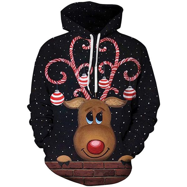 christmas cute crystal ball pattern hoodie visual impact party punk gothic round neck sweater hoodie, Black
christmas cute crystal ball pattern hoodie visual impact party punk gothic round neck sweater hoodie, Black
